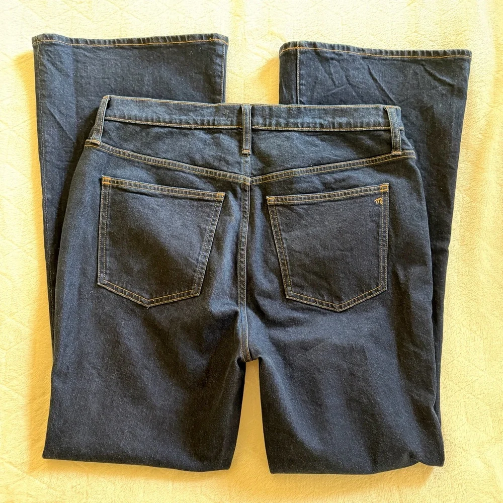 Madewell Skinny Flare Jeans in Dark Wash, size 32